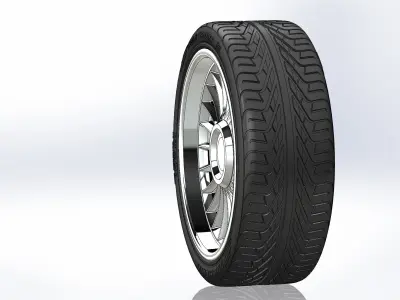 Custom wheels Colorado Customs Stella 20inch for scale model 3D print model