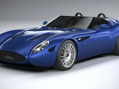 Zagato Mostro Barchetta 2022 3D model