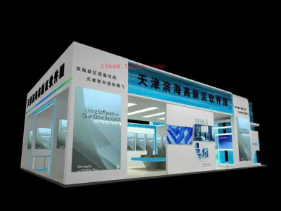 Exhibition - Area - 15X9-3DMAX2009-05 3D model
