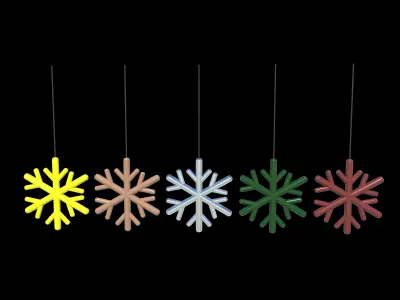  Snowflake Ornament  3D model