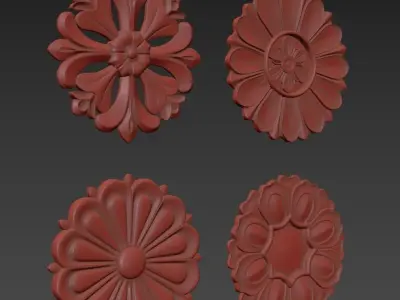 Rosettes 12 3D model