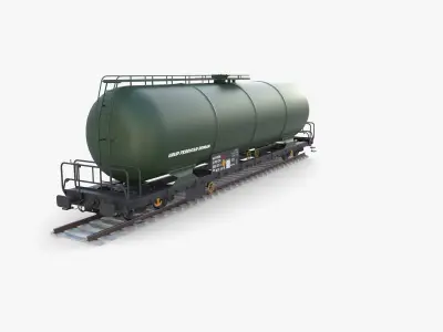 CFR Tanker Rail Car v4 3D model