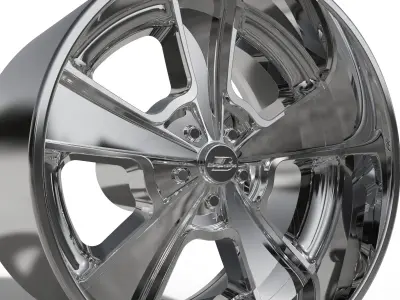 BILLET SPECIALATIES KNUCKLE WHEEL  3D print model