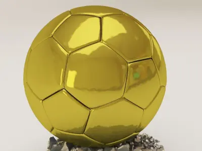 Golden Ball 3D model