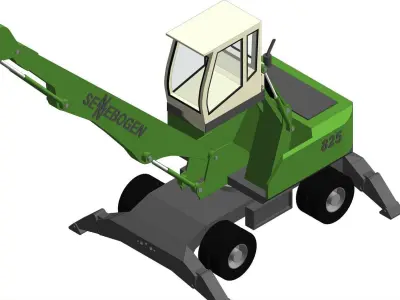 SENNEBOGEN Material Handler-33 Low-poly 3D model