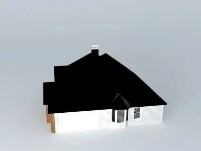 Brick House Free 3D model
