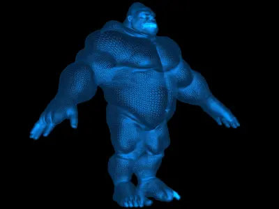 Cartoon Gorilla  3D model