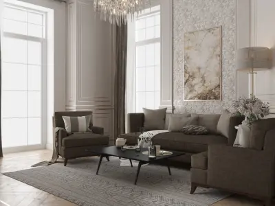 Small livingroom 3D model
