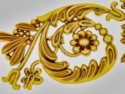 Decor ornament 3D model 01 3D model