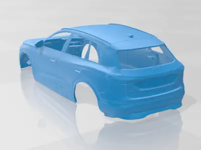 Audi Q6L e-tron - Body Car STL Model 3D print model