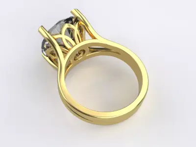 Engagement Rings 3D print model