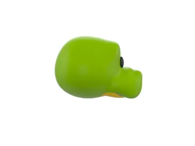 Prop132 Crocodile Head 3D model