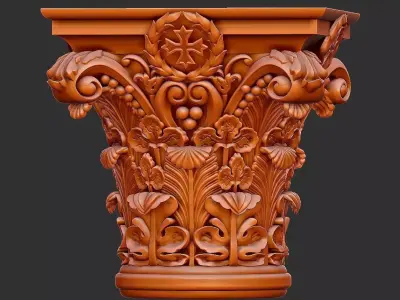 church furniture pillar cullman 3D model