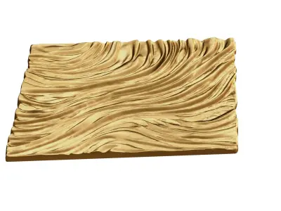 decor set wall panel relief mural CNC 13 3D print model