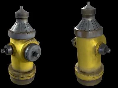 Fire Hydrant Free low-poly 3D model