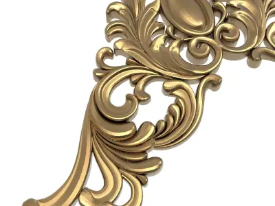  decorative pattern ready for 3D printing 3D print model