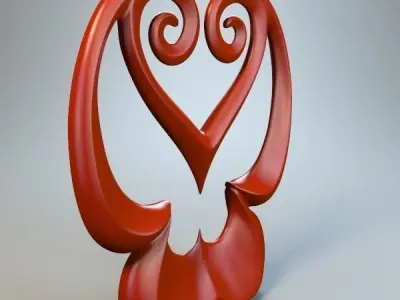 Abstract Figure 3D model 5