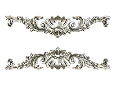 Classic carved 225 3D model