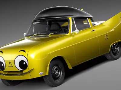 mr beep  sample model Free 3D model