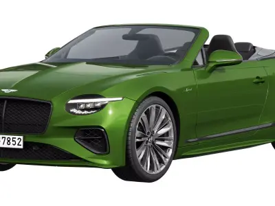 Bentley Continental GTC Speed 2025 3D model