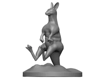 Red Kangaroo 3D model