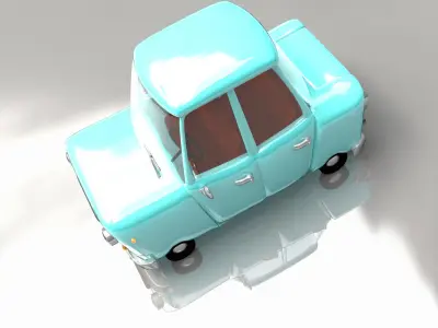 Car vintage-cartoon   3D model