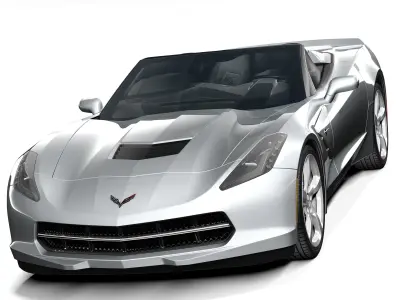 Chevrolet Corvette C7 Stingray Convertible 2014 3D model