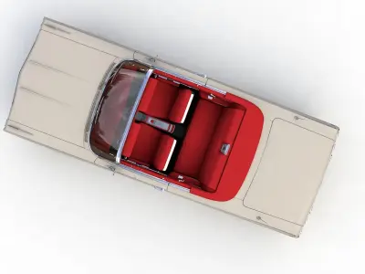 Chevy Impala SS Convertible 1962 3D model