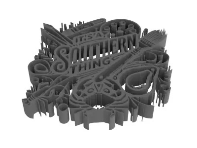 Southern Thing Logo 3D model