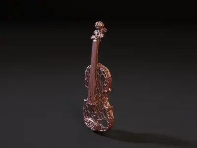 Souvenir violin 3D print model