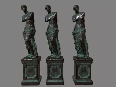 Venus  de  Milo Low-poly 3D model