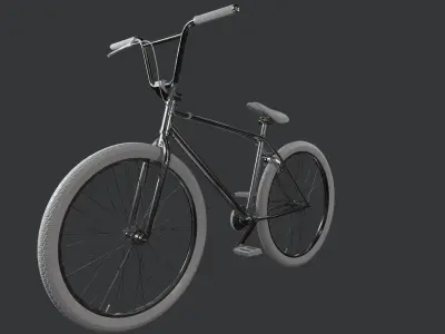 Bicycle BPR LowPoly Low-poly 3D model