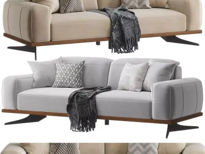 Heather Three Seater Sofa 3D model