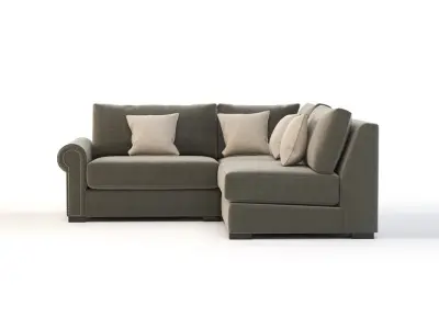 Lebanon Modular Sectional Corner Left Arm Sofa Darby Home Co 3D model