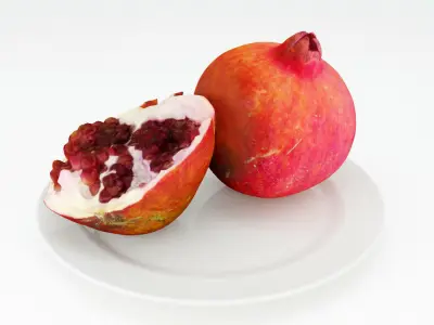 Pomegranates 3D model