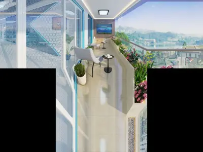 Science Fiction Indoor Home Furnishings 3D model