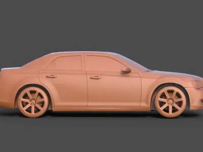 Chrysler 300C  3D print model