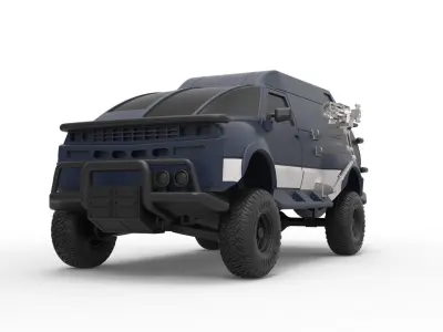 RV from Hell from Tango and Cash Scale 1 to 24 3D print model