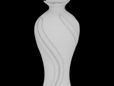 Vase39 vase with swirls 3D model