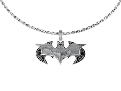 Bat Pendant 3D print model