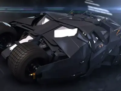 Dark Knight Batmobile 3D model