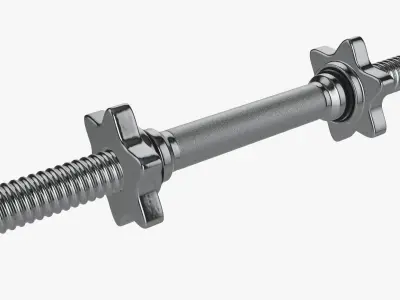 Dumbbell handle 3D model