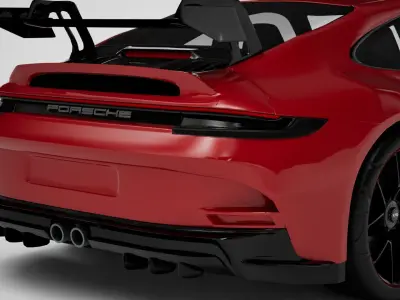 Porsche 911 GT3 922 2022 3D model