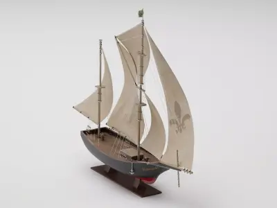 Decorative Ship 3D model