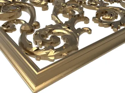 decorative pattern ready for 3D printing 3D model 12