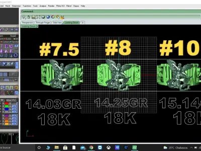 San miguel ring 3D print model