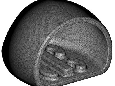 Exquisite Outdoor Lounger 3D print model