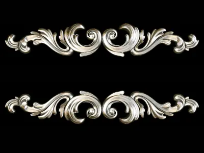 Classic carved 103 3D model