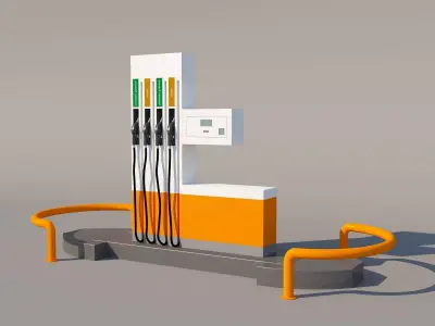 Fuel Dispenser 3D model