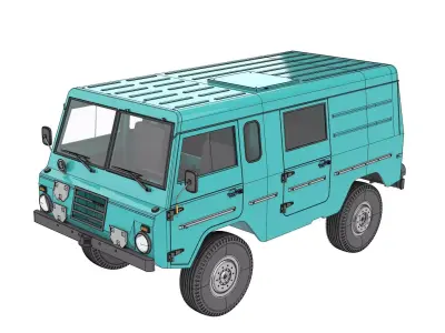 VOLVO C304 4x4 MILITARY TRUCK Felt-valp 3D PRINT MODEL FOR RC  3D print model